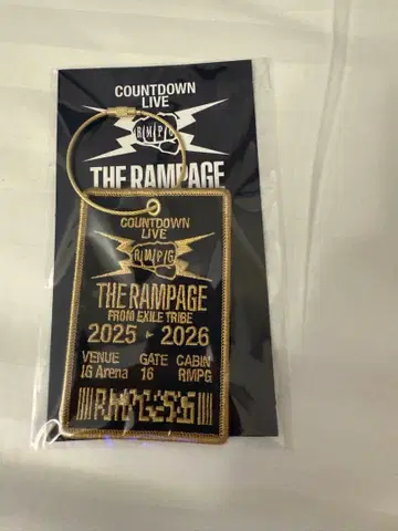 THE RAMPAGE 램페 카우콘 회장 한정판 와펜 키링