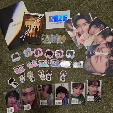 RIIZE 포토 카드 거울 씰 세트