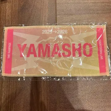 THE RAMPAGE 야마모토 쇼고 카운트다운 가챠 네임 미니 타월