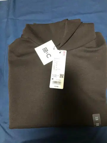 미사용 더블 페이스 풀 후드티