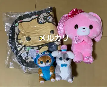 산리오 헬로키티 본본리본 모프샌드 봉제 인형 쿠션 5개