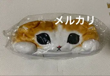 mofusand 봉제 인형 티슈 커버 (브라운 시마 얼굴 업)