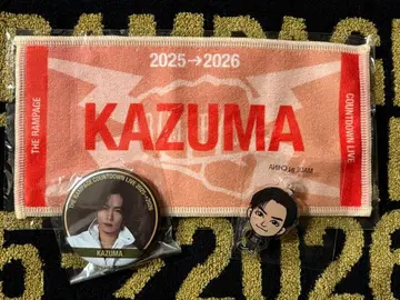 카와무라 카즈마 미니 타월 캔뱃지 캐릭터 아크릴 참