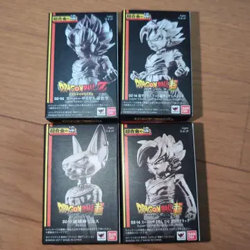 초합금 덩어리 빌스 등 드래곤볼 피규어 4체 세트