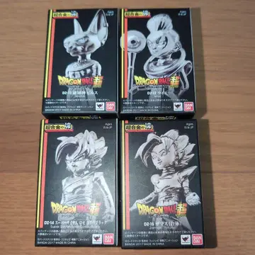 초합금 덩어리 자마스 (합체) 등 드래곤볼 피규어 4체 세트