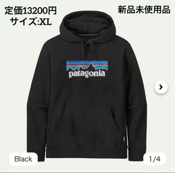 patagonia P-6 Logo Hoodie XL 블랙