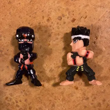 버추어 파이터 미니 피규어 유키 아키라 & 닌자 카게마루