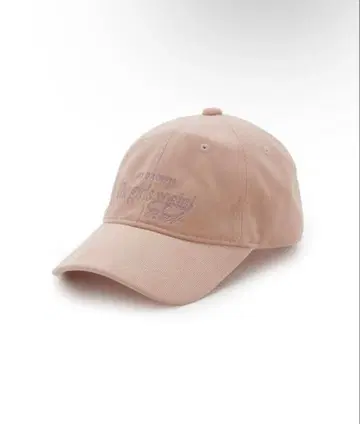 릴리 브라운 자수 로고 캡 핑크