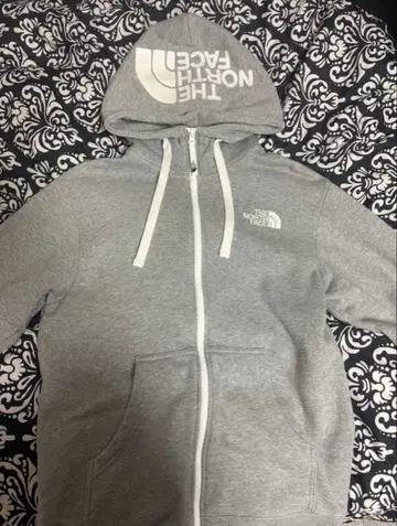 THE NORTH FACE 풀 집업 후드티 그레이 S