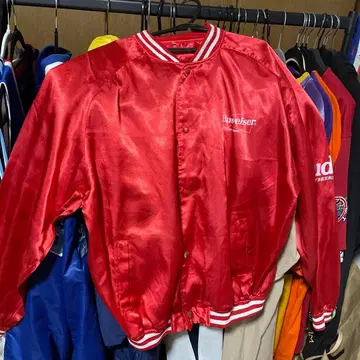 Budweiser 광택 나일론 자켓 아메카지