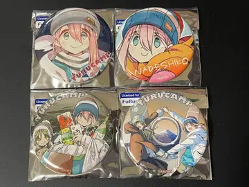 유루캠 캔뱃지 vol.4 캔뱃지 가카미가하라 나데시코 4종 세트