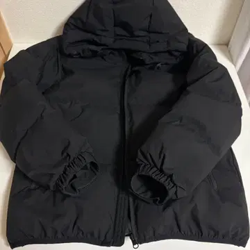 GU 히트 패디드 블루종 다운 블랙