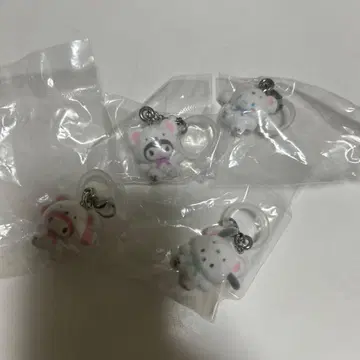 산리오 메지루시 액세서리 복슬복슬 스노우 4종 세트