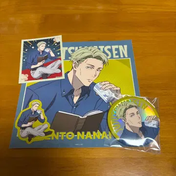 주술회전 세가 럭키 쿠지 캔뱃지 스티커 나나미 켄토