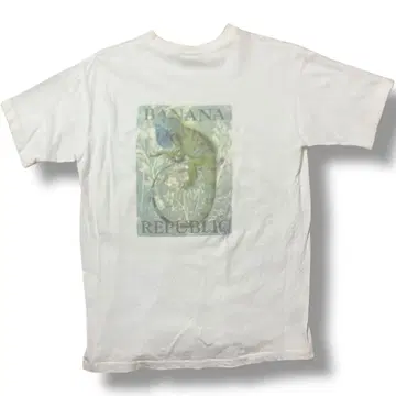 90s BANANA REPUBLIC 이구아나 T셔츠 미국제 XS