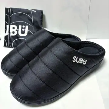 SUBU 스브 클로그 샌들 속기모 사이즈 0 수납 봉투 포함 블랙