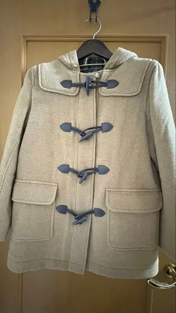 이스트 보이 울 더플 코트 베이지