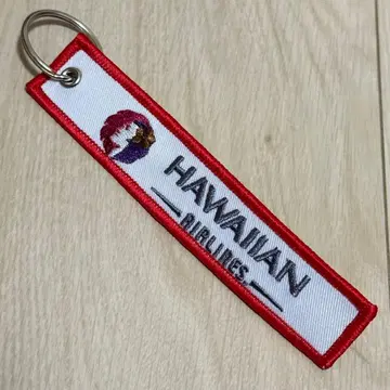 하와이안 항공 HAWAIIAN AIRLINES 자수 로고 플라이트 택