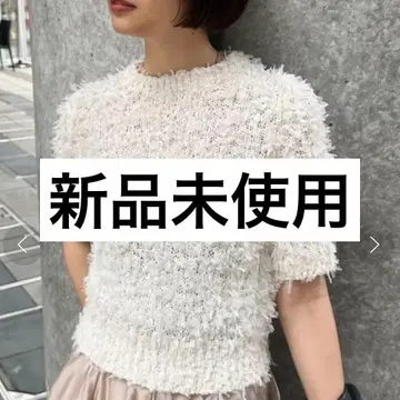 [미사용 새상품] apart by lowrys 테이프 페더 풀오버 반팔