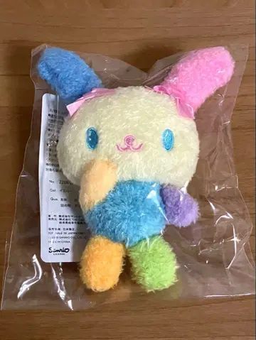 우사하나 마스코트 봉제 인형 키링 아베일 산리오 리본