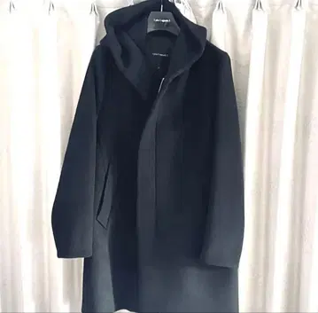 1piu1uguale3 더블 지퍼 코트 BLACK