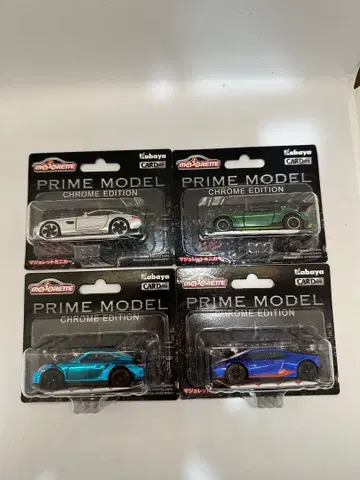 마조렛 프라임 모델 크롬 에디션 4대 세트 미개봉 미니카
