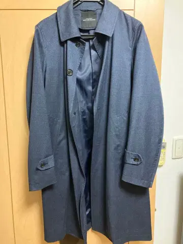 그린 레이블 릴랙싱 스텐카라 코트 네이비