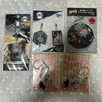 귀멸의 칼날 냐포르메 키리에 아크릴 키링 아크릴 참 우즈이 텐겐