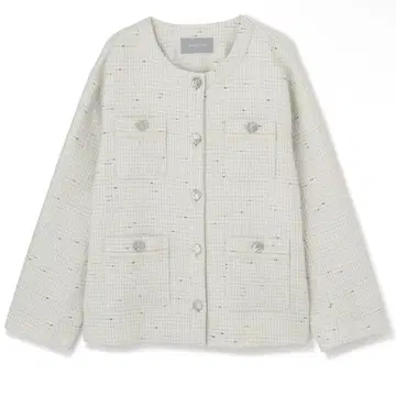 JILL by JILL STUART 슬라브 부처 믹스 트위드 자켓