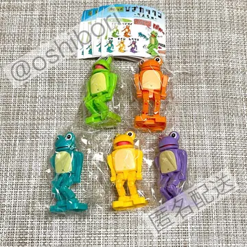 파캇토 무릎 꺾기 개구리 편 가챠 전 5종 컴프 세트 익명 배송