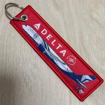델타항공 DELTA AIRLINES 100주년 자수 플라이트 택 새상품