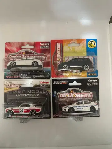 마조레트 일본 자동차 4종 세트 미니카 미개봉