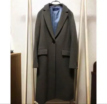 SHIPS 체스터 코트 모 100% 그레이