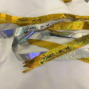 STARTO to MOVE 카우콘 은색 테이프