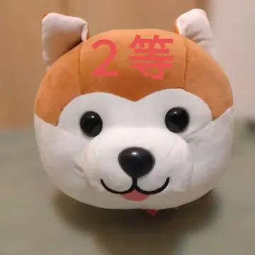 [레어] 아키타견 봉제 인형 해피 아키타견 복권 2등