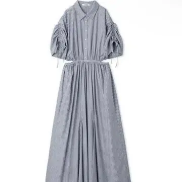 SNIDEL Sustainable 백 슬릿 셔츠 원피스