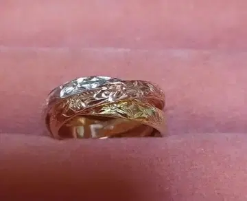 새상품급 하와이안 Silver925 트리니티 반지 #18