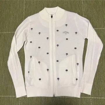 캘러웨이 더블 지퍼 니트 가디건 스웨터 S