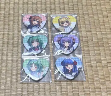 쓰르라미 울 적에 메이드 캔뱃지 동인 레나 미온 시온 리카 사토코 하뉴