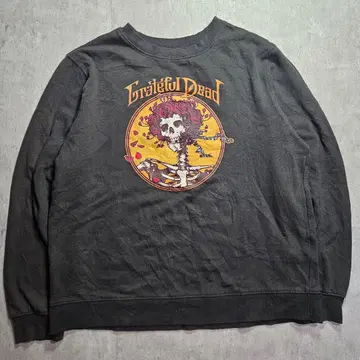 구제 의류 Grateful Dead 스컬 디자인 맨투맨