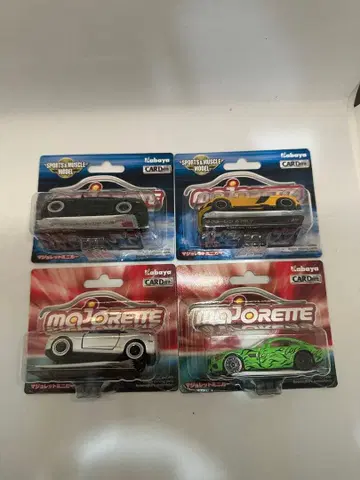 Majorette 미니카 4대 세트 미개봉