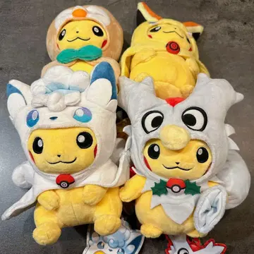 피카츄 판초를 입은 피카츄 봉제 인형