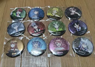 컬러풀 피치 애니메이트 메탈 캔뱃지 12명