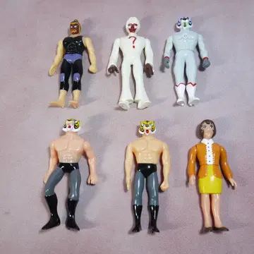 타미 타이거 마스크 미니 소프트 비닐 6체