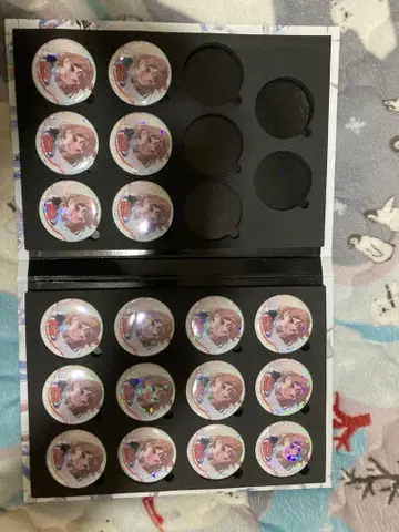 브이스포 VSPO! SHOWDOWN 홀로그램 캔뱃지 센토 유우히 18개