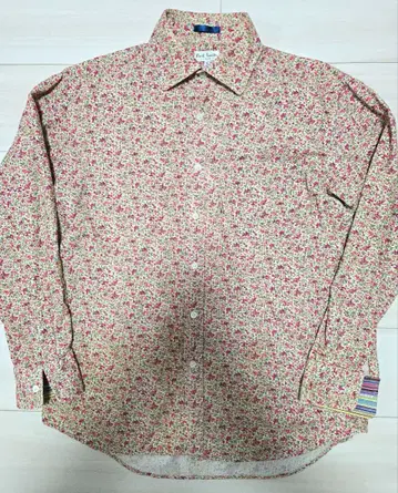 Paul Smith 꽃무늬 긴팔 셔츠 L 사이즈 코듀로이 원단