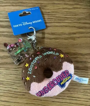 도쿄 디즈니 리조트 주토피아 도넛 키체인