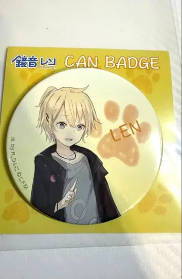 하츠네 미쿠 시리즈 카가미네 렌 캔뱃지 Art by.R_사과