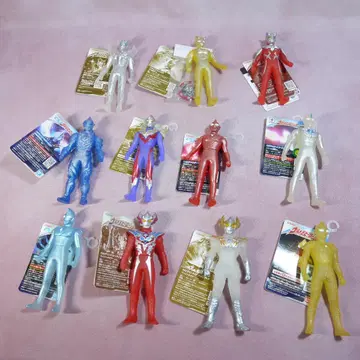 울트라 히어로 시리즈 울트라맨 한정판 택 포함 소프트 비닐 11체