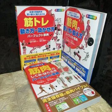 프로가 가르치는 근육 퍼펙트 사전 이시이 나오카타 3권 세트
